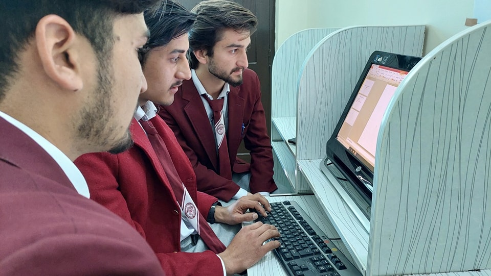 GBSN first semester students in Computer Skill Lab