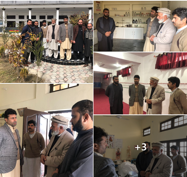 Dr. Abdul Wahid visited to FMINAHS Buner